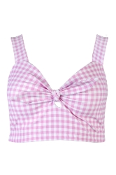 GINGHAM PIN UP BRA 